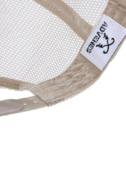 CREAM VELVET TRUCKER